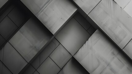Sophisticated minimalist geometric abstract design with subtle grayscale gradient