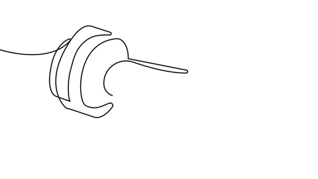Dumbbells in continuous style otion