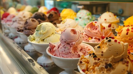 An ice cream factory where flavors are determined by the dreams of children