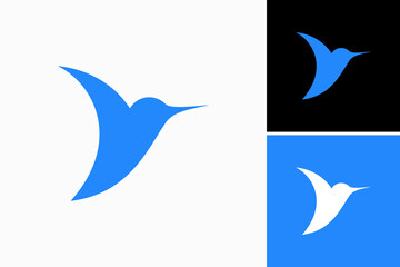 Humming Bird Vector Logo Premium 