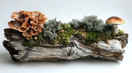 Moss and Mushroom: A Moment of Natural Elegance