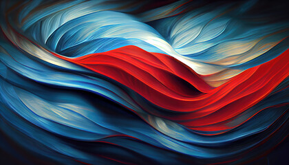 Abstract blue and red forming_background