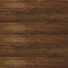 Fototapeta premium A seamless texture of dark wooden planks.