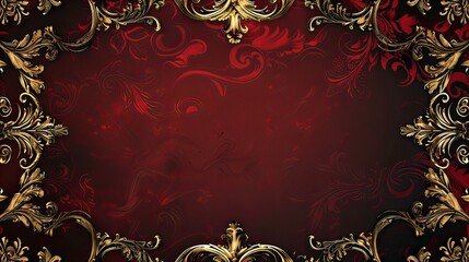 ornament background  features intricate gothic-style ornamentation with a striking contrast of gold and dark blue, perfect for themes involving luxury, elegance, and historical artistry