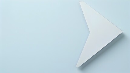 Arrow Timeline on Blank Background for Presentation or Visualization of Progress and Direction