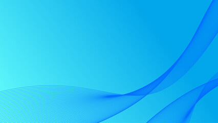 Abstract striped blue gradient background. Line abstract