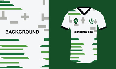 Soccer sports jersey striking line stapes t shirt design vector 