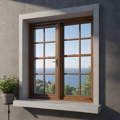 window in the old house