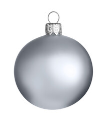 Beautiful decorative Christmas ball isolated on white