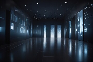 dark blue tunnel