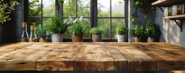 simple wooden table background