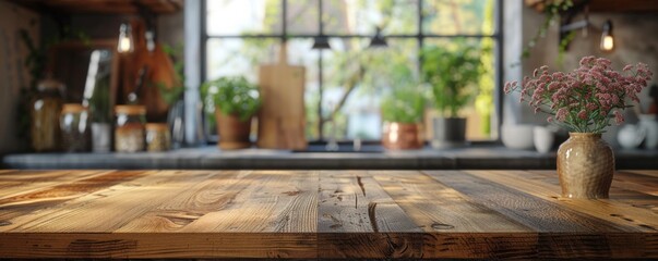 simple wooden table background