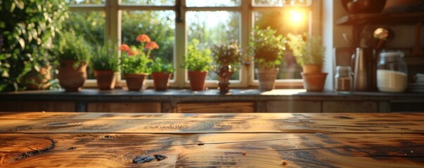 simple wooden table background