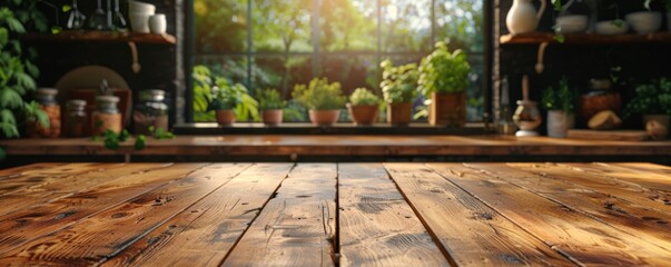 simple wooden table background