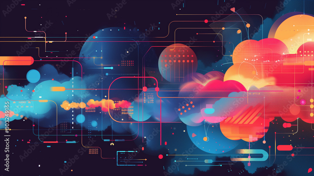 Poster cloud-based data analytics platforms, processing large volumes of data to extract valuable insights 