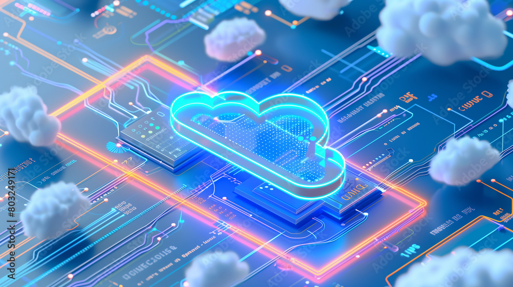 Poster cloud-based data analytics platforms, processing large volumes of data to extract valuable insights 