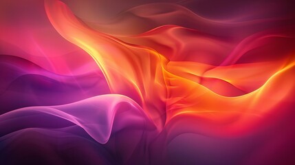 Fototapeta premium Vibrant abstract fluid art in warm colors