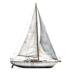 sailboat isolated on a transparent background 
