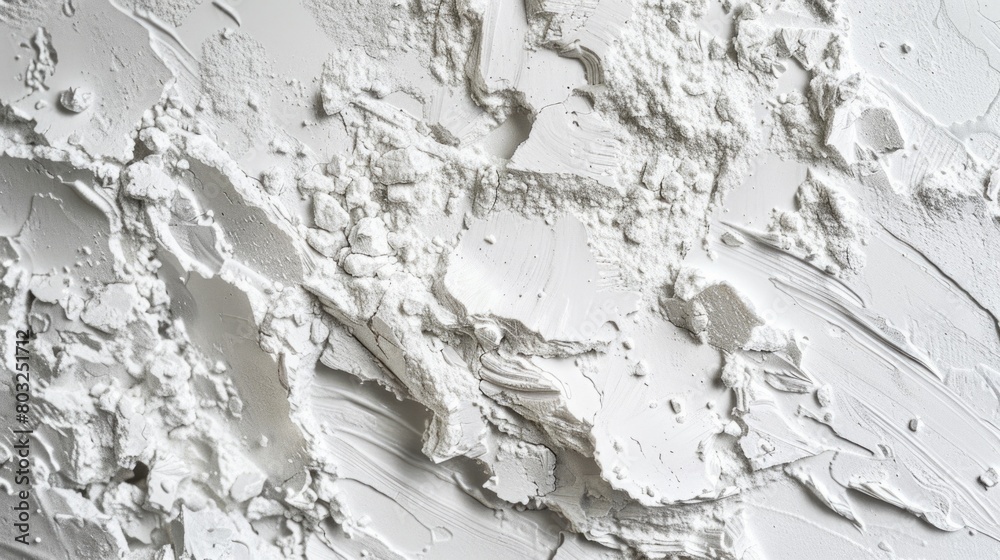 Poster close up of a wall with white paint. suitable for background or texture use