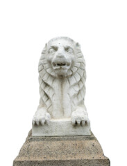 the statue of a lion