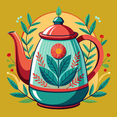 illustration of teapot 