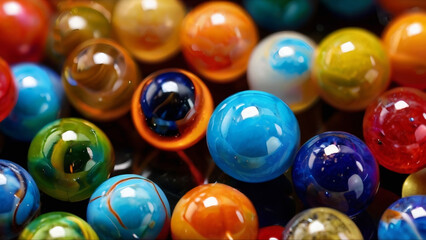 Colourful Glass Marbles
