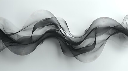 Obraz premium Simplicity in Black and White: Dual Curves