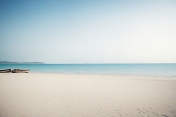 Fototapeta premium beach with white sand beach