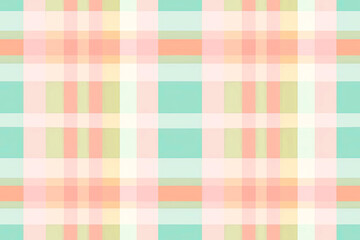 abstract pastel tartan plaid and stripe pattern with cute cotton candy color background