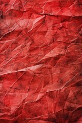 Detailed view of a red piece of paper, suitable for various design projects