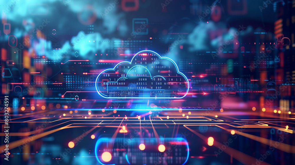 Poster cloud-based continuous integration and continuous delivery (ci/cd), with automated pipelines facilit
