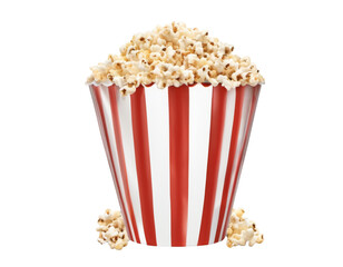 Popcorn bucket, transparent background