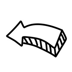 various doodle arrow sketch