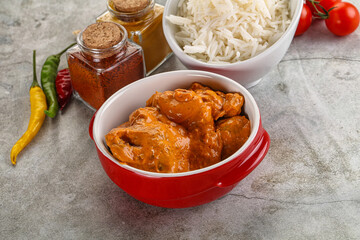 Indian cuisine - chicken butter masala