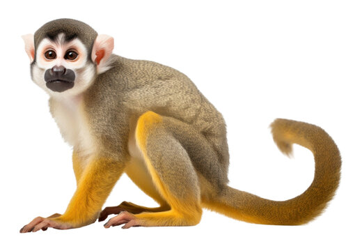 PNG Squirrel Monkey wildlife animal.