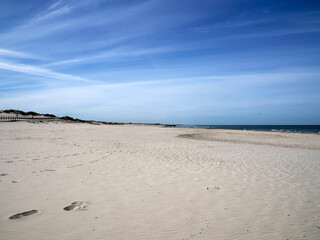 Aveiro portugal sand dunes Atlantic Ocean beach view landscape panorama