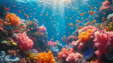 Underwater Symphony of Life, generative ai