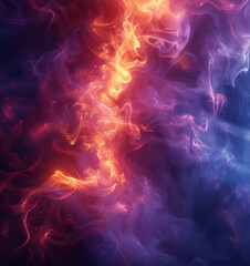 Obraz premium Smoke texture background with neon color