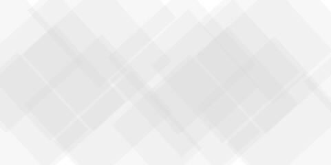 White color technology concept geometric line vector background. Abstract white and gray background design white transparent material in triangle and squares shapes