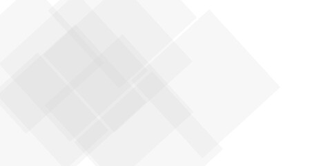 White color technology concept geometric line vector background. Abstract white and gray background design white transparent material in triangle and squares shapes