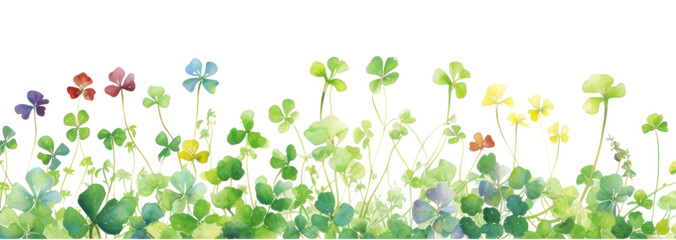 PNG Clover border backgrounds outdoors pattern.