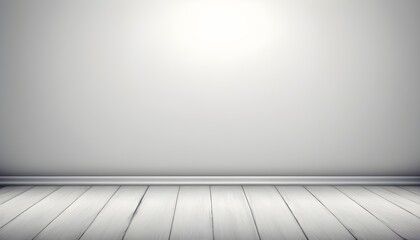 Bright and Airy Empty Room with White Walls and Wooden Floors - Ideal for Product Photography and Mockups