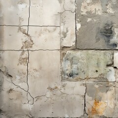 Cracked and Weathered Wall