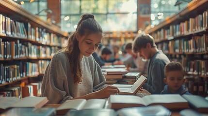 Diverse Learning Environment: Library Research and Digital Education, generative ai