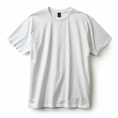 White T-shirt on a white background