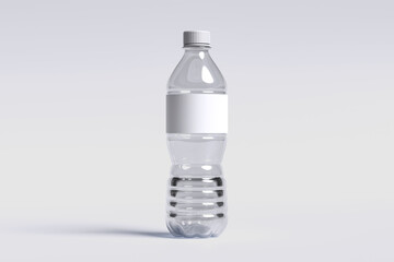 Bottle Plastic Blank Background