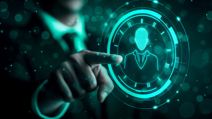 Human resources hologram, right employee for the right job, performance management, performance enhancement, employee selection