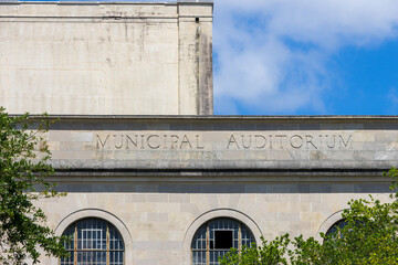 Municipal Auditorium at Louis Armstrong Park in New Orleans Louisiana USA