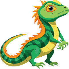 Lizard Vector Art. Lizard animal vector illustration