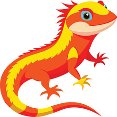 Lizard Vector Art. Lizard animal vector illustration